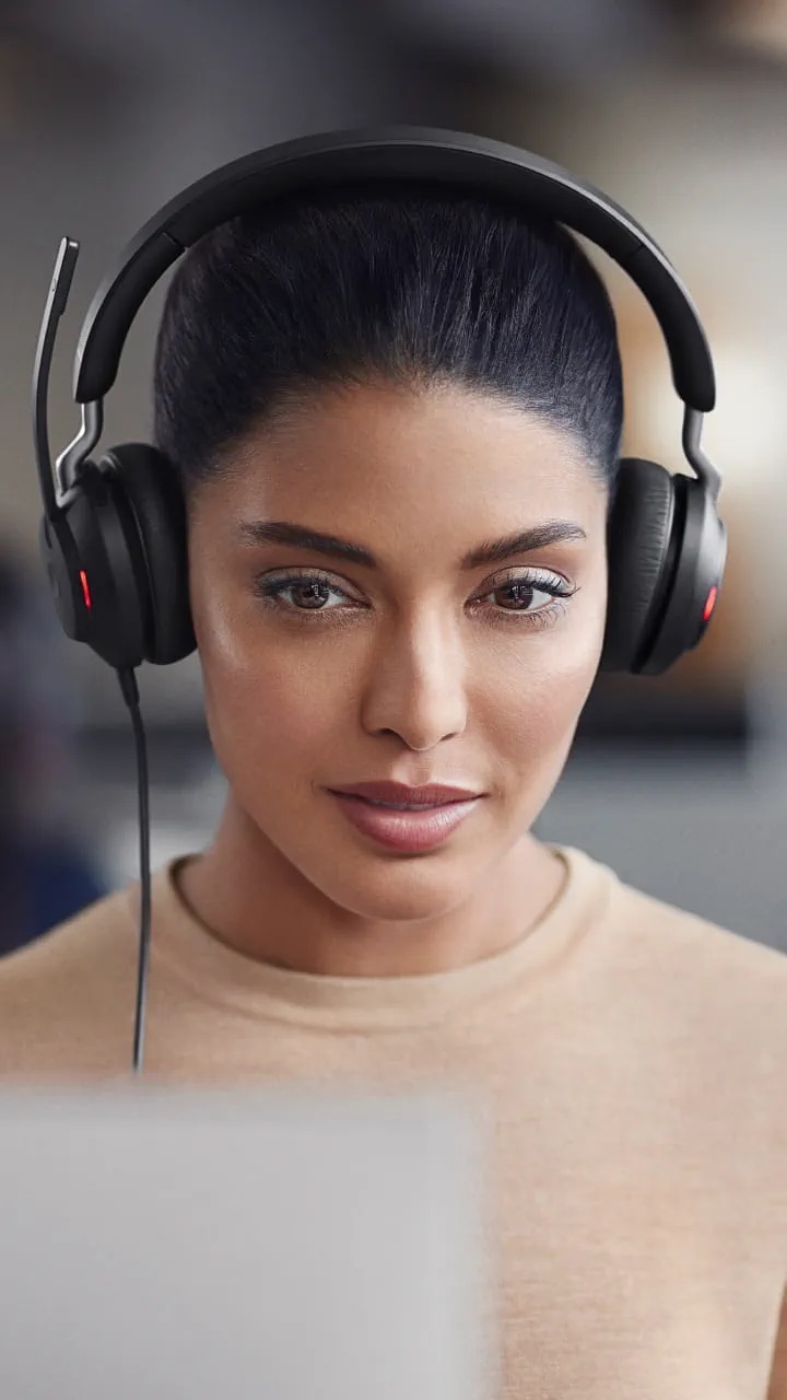 Jabra Evolve2 40 Duo USB-C Kulak &Uuml;st&uuml; Kulaklık